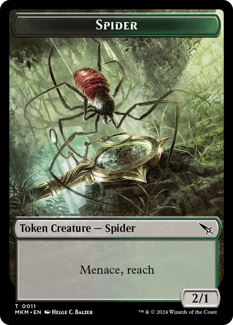 Thopter (0020) // Spider Double-Sided Token [Murders at Karlov Manor Tokens] | Devastation Store