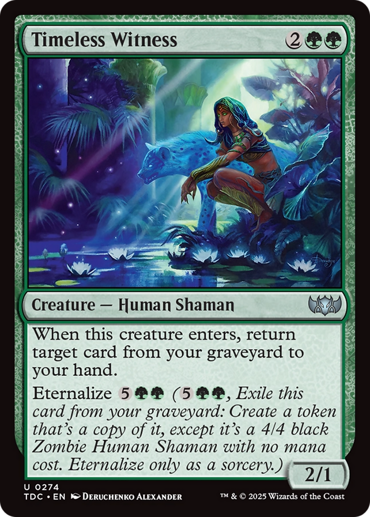 Timeless Witness [Tarkir: Dragonstorm Commander] | Devastation Store