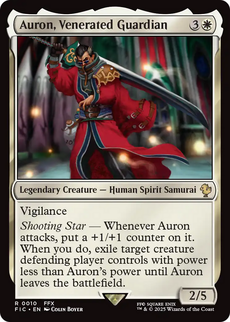 Auron, Venerated Guardian [FINAL FANTASY Commander] | Devastation Store