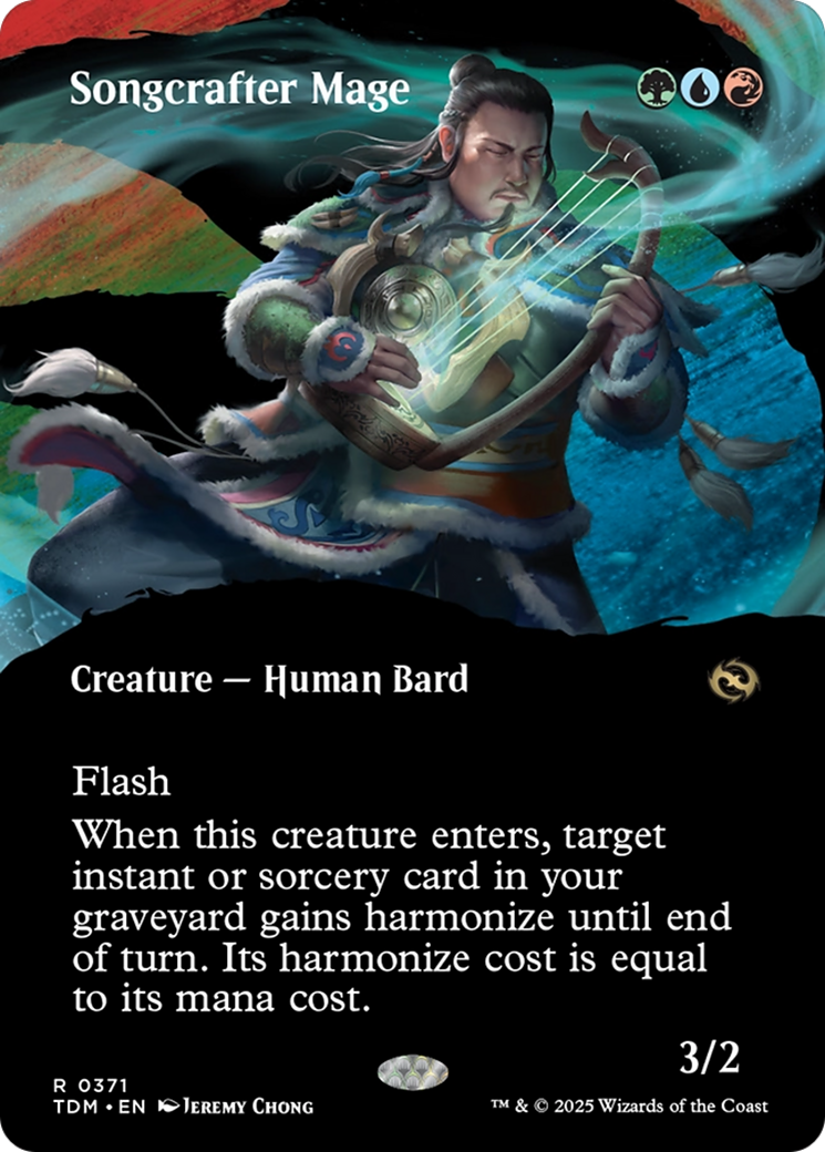 Songcrafter Mage (Borderless) [Tarkir: Dragonstorm] | Devastation Store