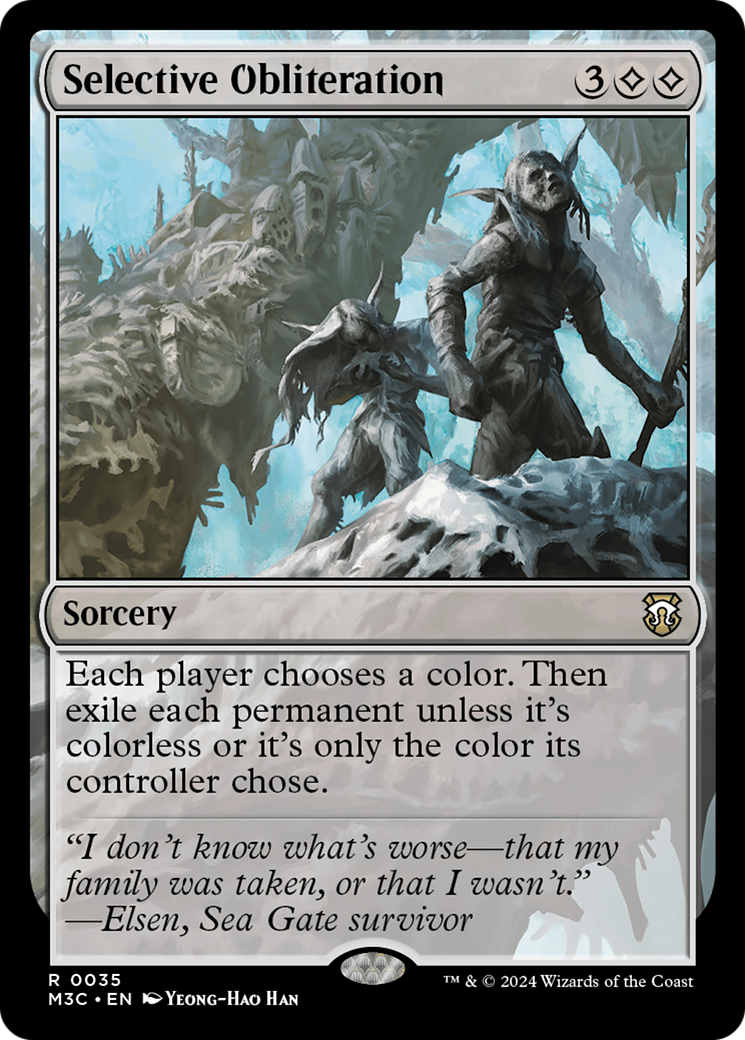 Selective Obliteration (Ripple Foil) [Modern Horizons 3 Commander] | Devastation Store
