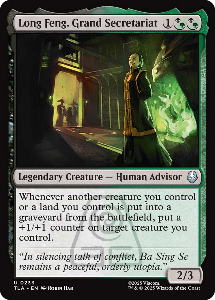 Long Feng, Grand Secretariat [Avatar: The Last Airbender] | Devastation Store