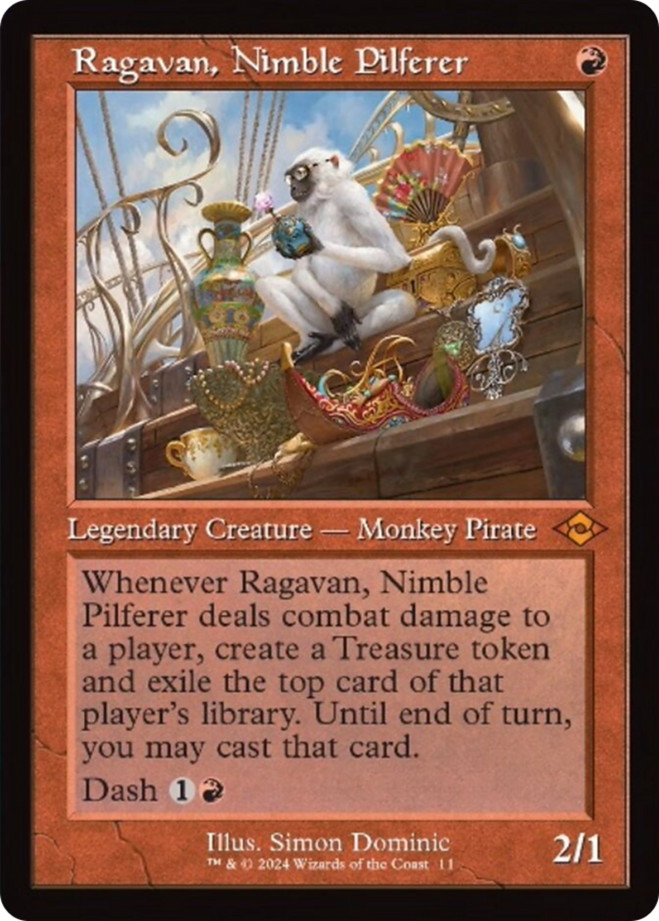 Ragavan, Nimble Pilferer (Retro) [Modern Horizons 3] | Devastation Store