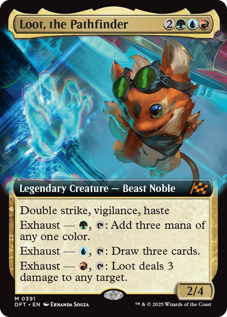 Loot, the Pathfinder (Extended Art) [Aetherdrift] | Devastation Store
