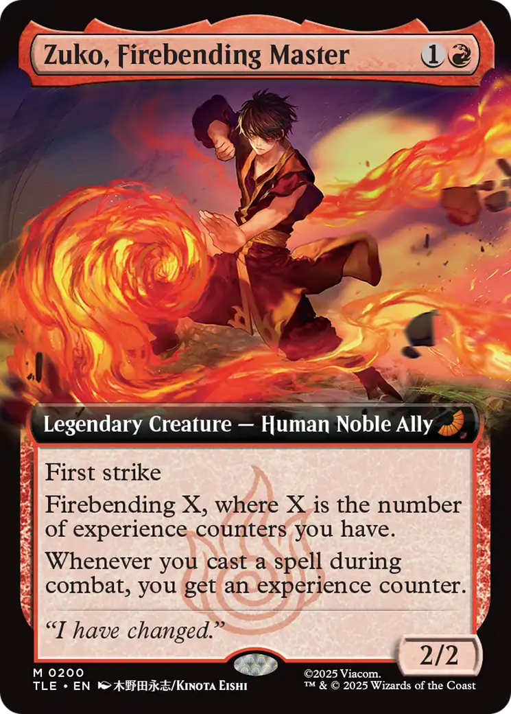 Zuko, Firebending Master (Extended Art) [Avatar: The Last Airbender: Eternal-Legal] | Devastation Store