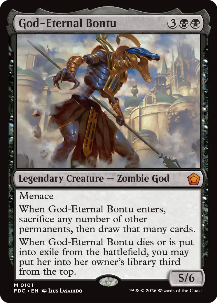God-Eternal Bontu [Foundations Commander] | Devastation Store