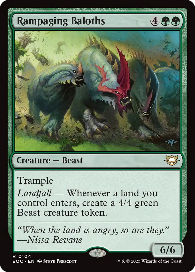Rampaging Baloths [Edge of Eternities Commander] | Devastation Store