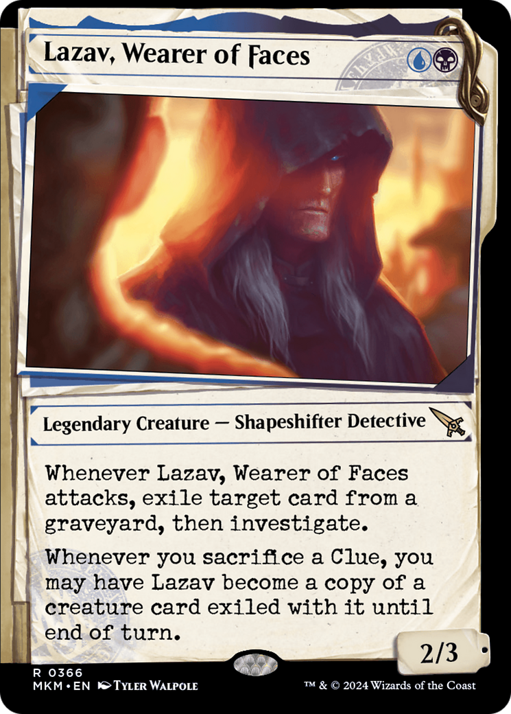 Lazav, Wearer of Faces (Showcase) (0366) [Murders at Karlov Manor] | Devastation Store