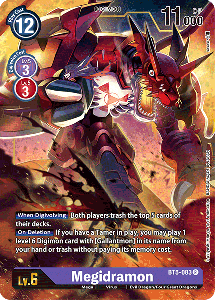 Megidramon [BT5-083] [Battle of Omni] | Devastation Store