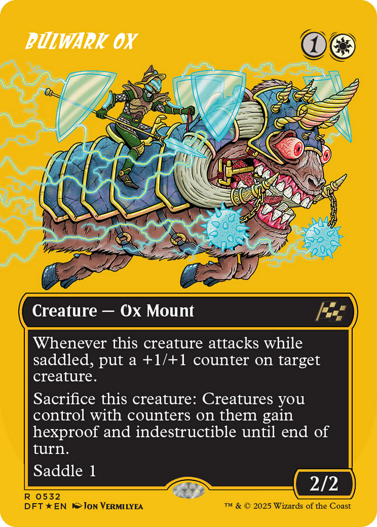 Bulwark Ox (Borderless) (First-Place Foil) [Aetherdrift] | Devastation Store