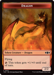 Dragon Egg // Dragon (0013) Double-Sided Token [Tarkir: Dragonstorm Commander Tokens] | Devastation Store