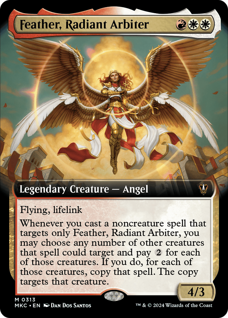Feather, Radiant Arbiter (Extended Art) [Murders at Karlov Manor Commander] | Devastation Store