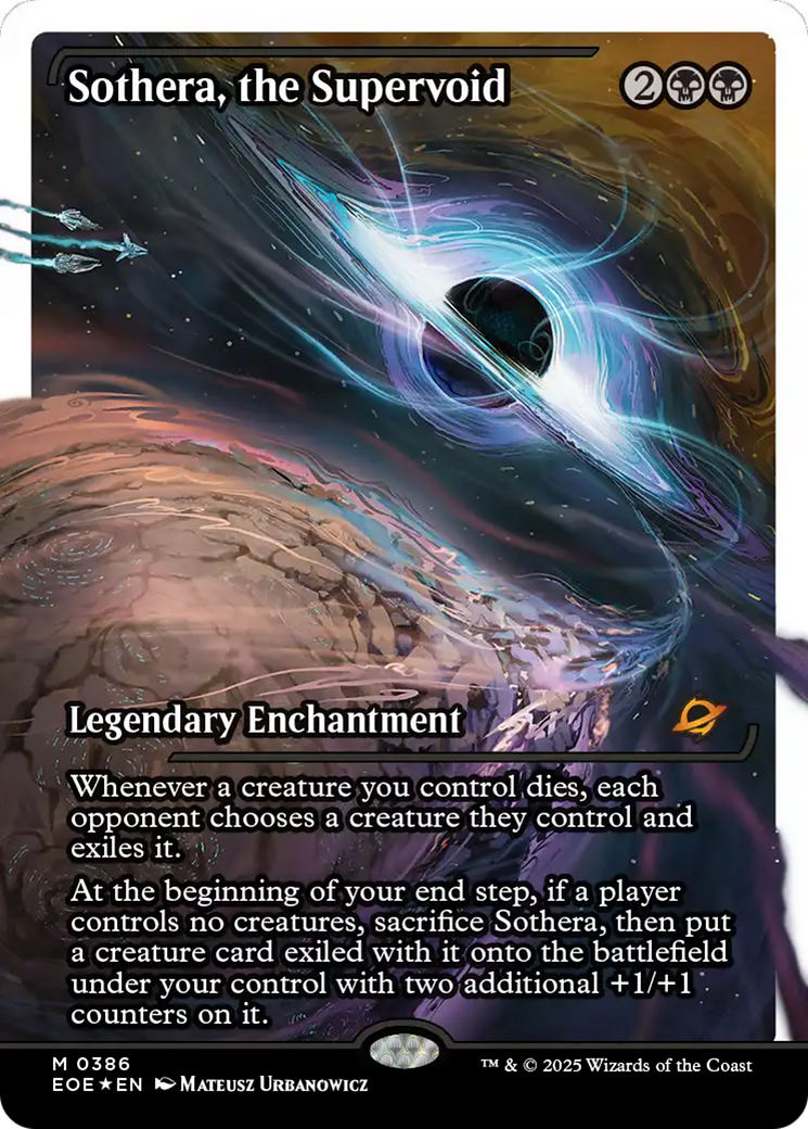 Sothera, the Supervoid (Fracture Foil) [Edge of Eternities] | Devastation Store