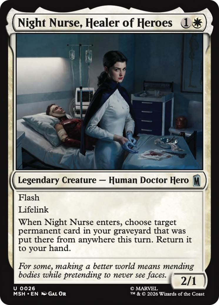 Night Nurse, Healer of Heroes [Marvel Super Heroes] | Devastation Store