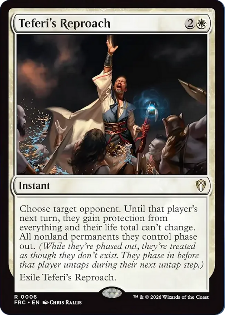 Teferi's Reproach [Reality Fracture Commander] | Devastation Store