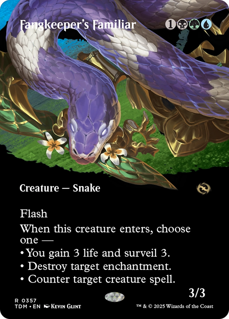 Fangkeeper's Familiar (Borderless) [Tarkir: Dragonstorm] | Devastation Store