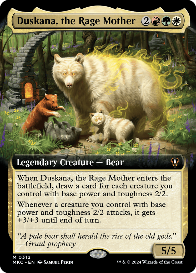 Duskana, the Rage Mother (Extended Art) [Murders at Karlov Manor Commander] | Devastation Store