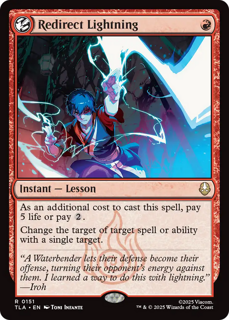 Redirect Lightning [Avatar: The Last Airbender] | Devastation Store
