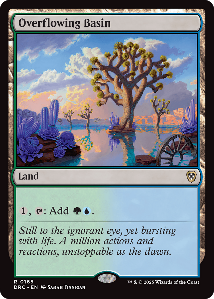 Overflowing Basin [Aetherdrift Commander] | Devastation Store