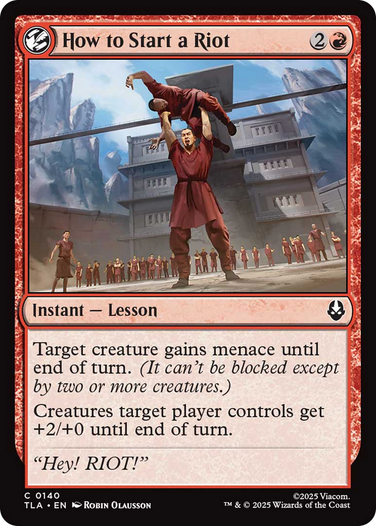 How to Start a Riot [Avatar: The Last Airbender] | Devastation Store