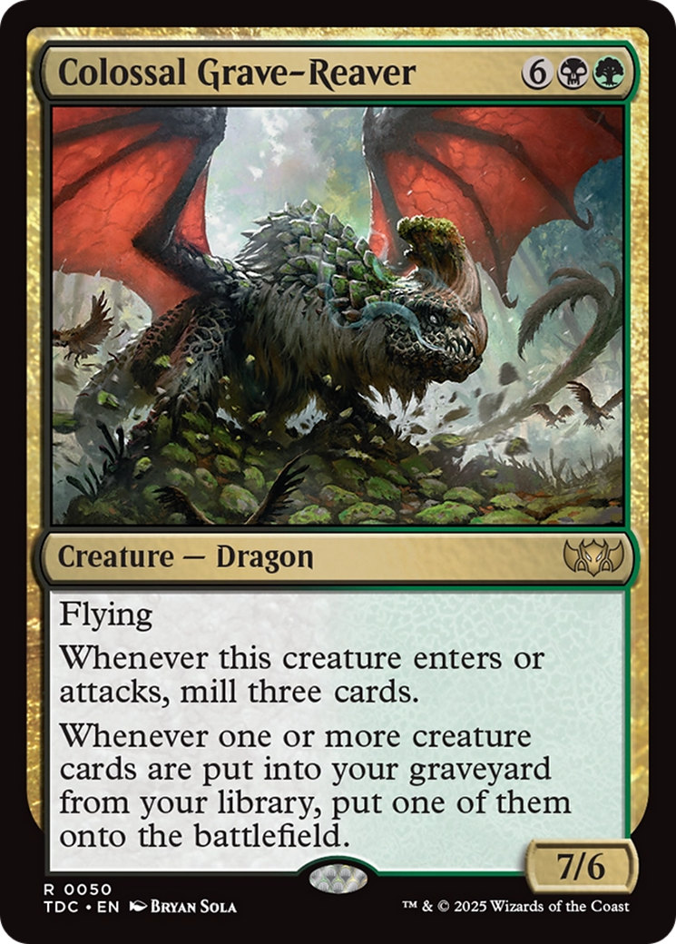 Colossal Grave-Reaver [Tarkir: Dragonstorm Commander] | Devastation Store