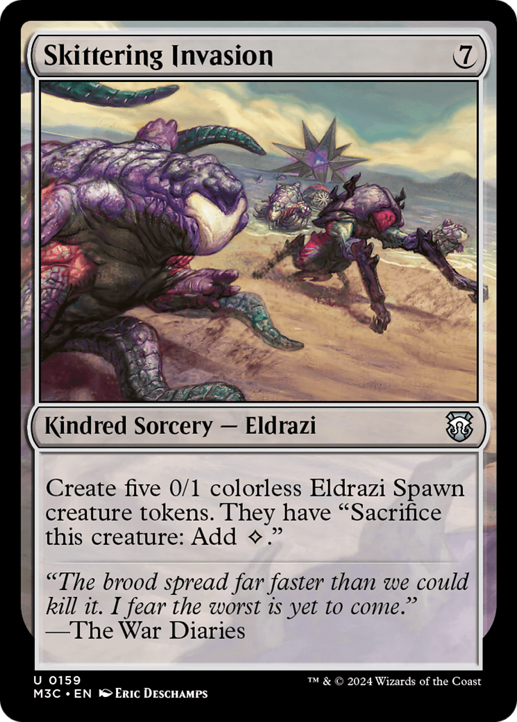 Skittering Invasion (Ripple Foil) [Modern Horizons 3 Commander] | Devastation Store
