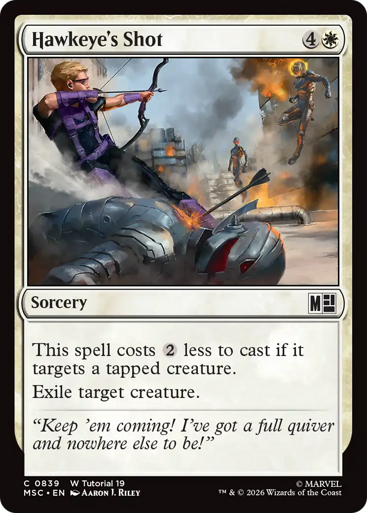 Hawkeye's Shot [Marvel Super Heroes Commander] | Devastation Store
