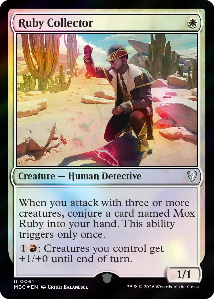 Ruby Collector [Mystery Booster: Commander Edition] | Devastation Store