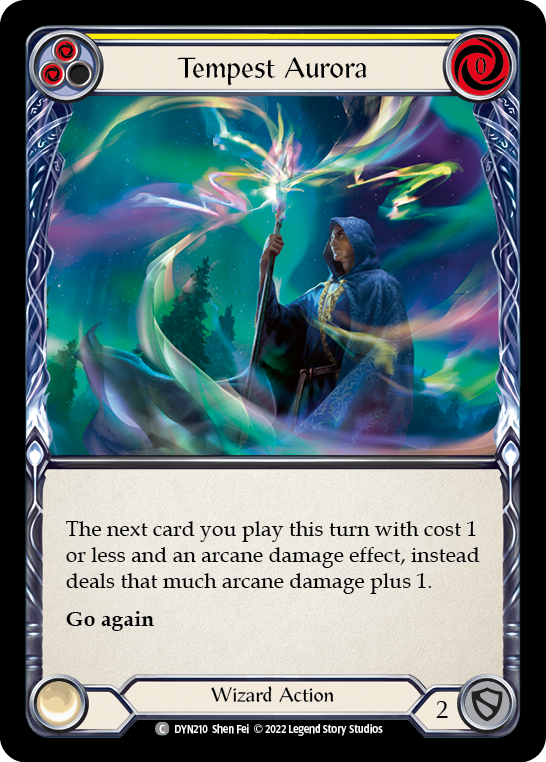 Tempest Aurora (Yellow) [DYN210] (Dynasty)  Rainbow Foil | Devastation Store
