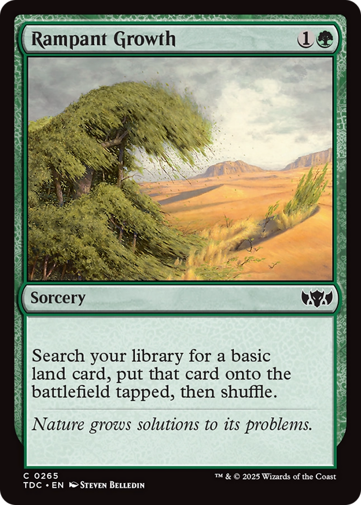Rampant Growth [Tarkir: Dragonstorm Commander] | Devastation Store
