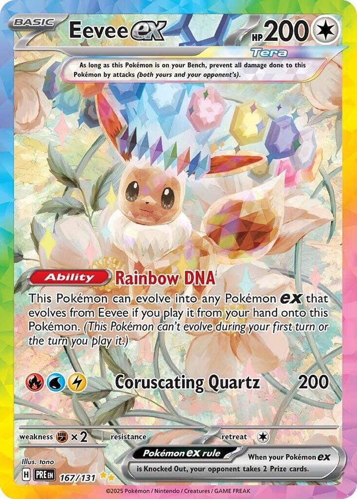 Eevee ex (167/131) [Scarlet & Violet: Prismatic Evolutions] | Devastation Store