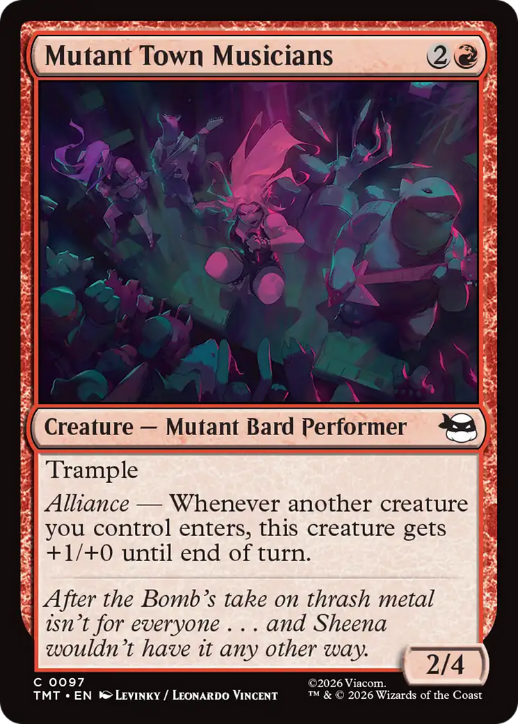Mutant Town Musicians [Teenage Mutant Ninja Turtles] - Devastation Store | Devastation Store
