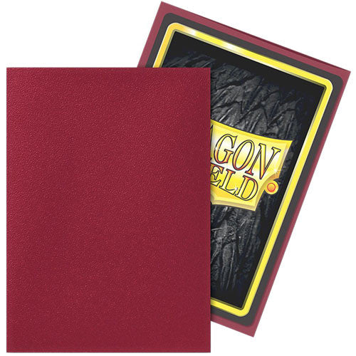 Dragon Shield Matte Sleeve - Blood Red 100ct | Devastation Store