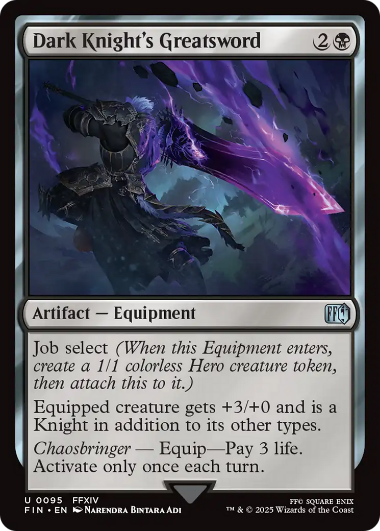 Dark Knight's Greatsword [FINAL FANTASY] | Devastation Store