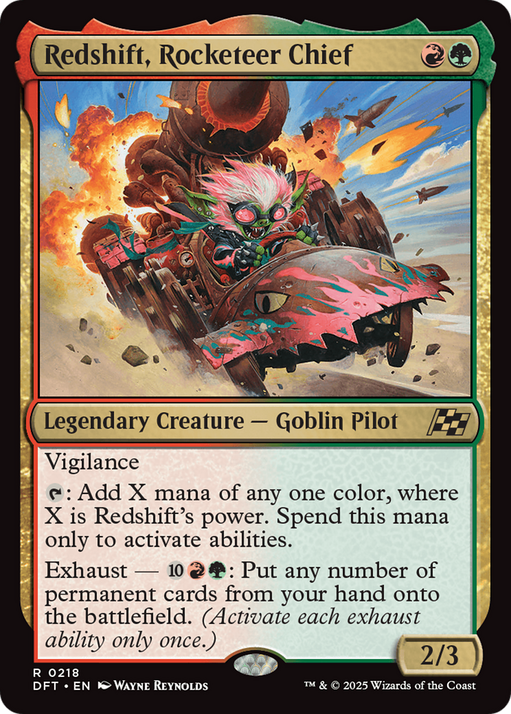 Redshift, Rocketeer Chief [Aetherdrift] | Devastation Store