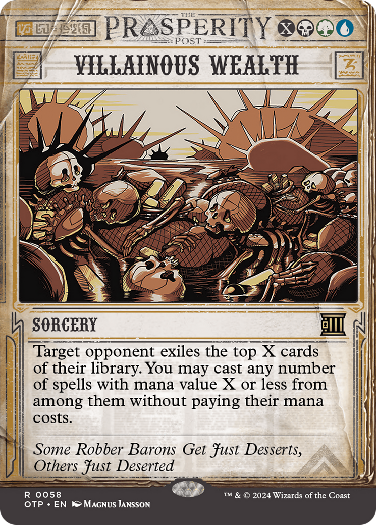 Villainous Wealth [Outlaws of Thunder Junction: Breaking News] | Devastation Store