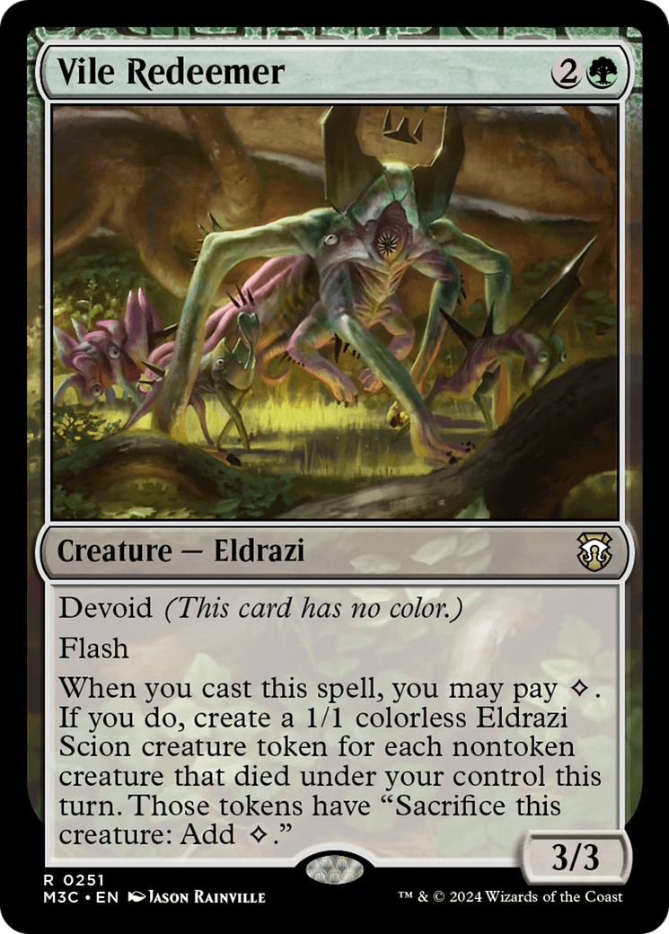 Vile Redeemer (Ripple Foil) [Modern Horizons 3 Commander] | Devastation Store