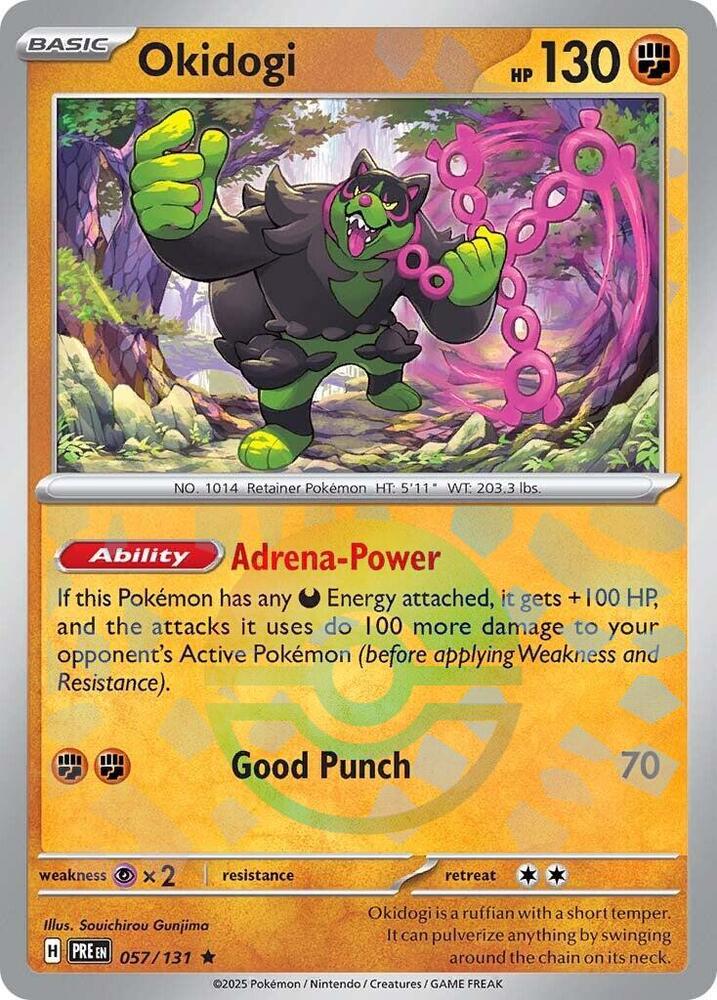 Okidogi (057/131) (Poke Ball Pattern) [Scarlet & Violet: Prismatic Evolutions] | Devastation Store