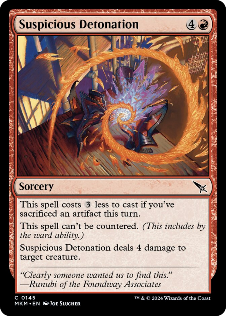 Suspicious Detonation [Murders at Karlov Manor] | Devastation Store