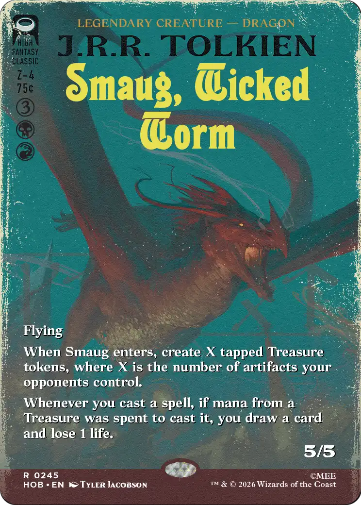 Smaug, Wicked Worm (Borderless) [The Hobbit] | Devastation Store
