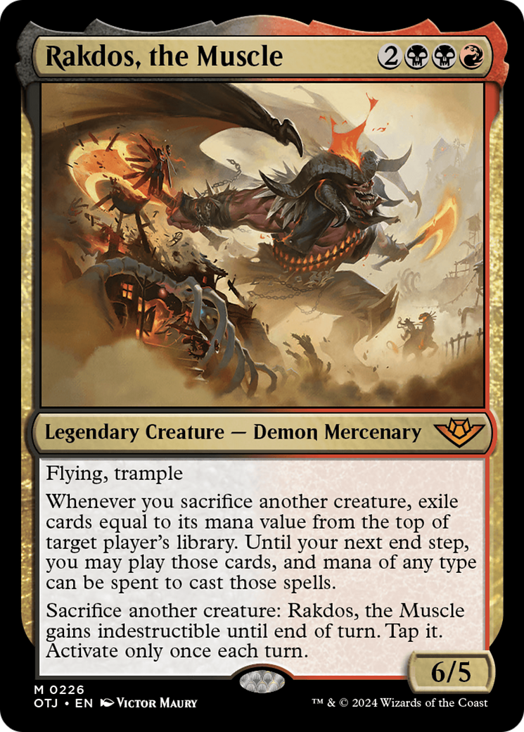 Rakdos, the Muscle [Outlaws of Thunder Junction] | Devastation Store