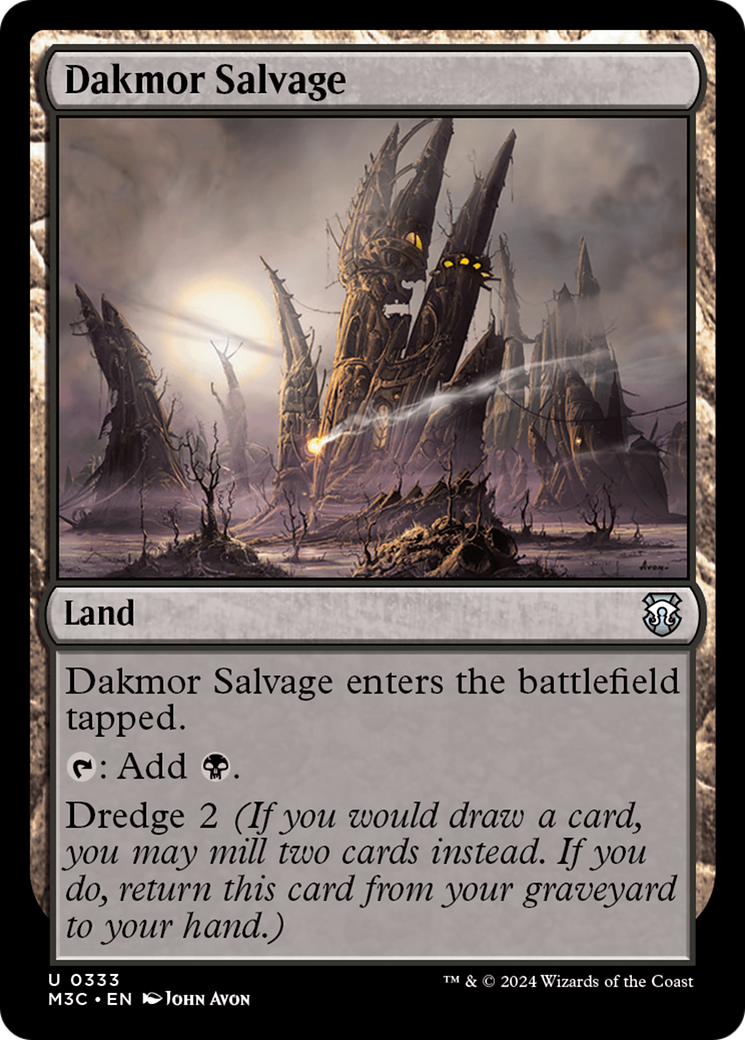 Dakmor Salvage (Ripple Foil) [Modern Horizons 3 Commander] | Devastation Store