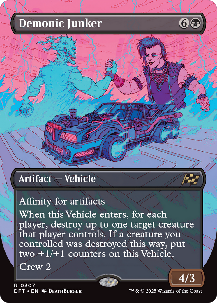 Demonic Junker (Borderless) [Aetherdrift] | Devastation Store