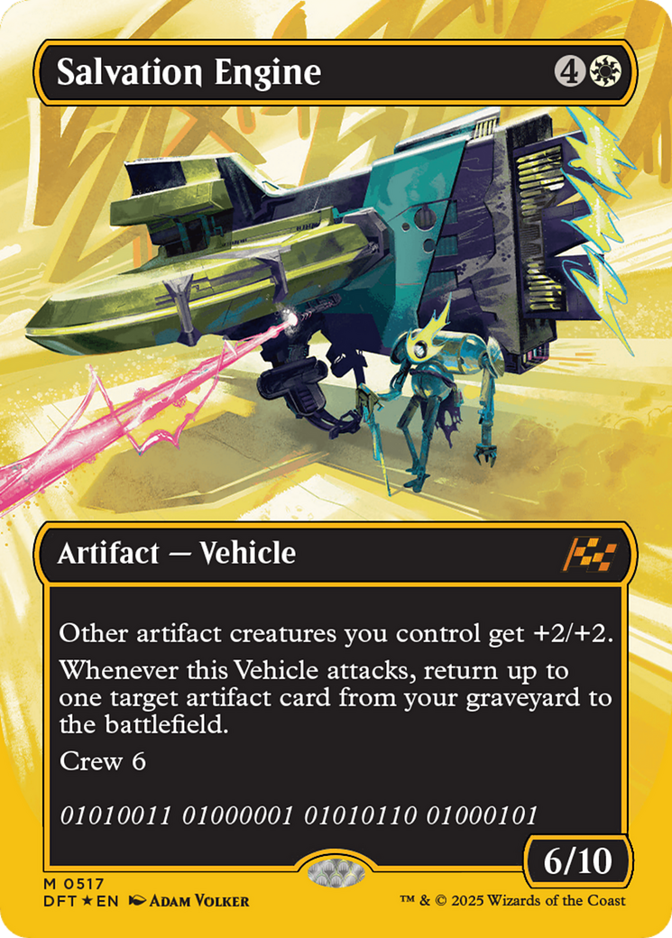 Salvation Engine (Borderless) (First-Place Foil) [Aetherdrift] | Devastation Store