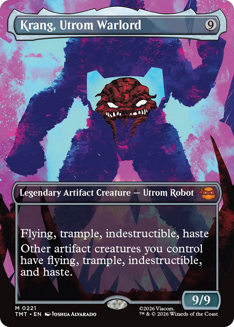 Krang, Utrom Warlord (Borderless) [Teenage Mutant Ninja Turtles] | Devastation Store