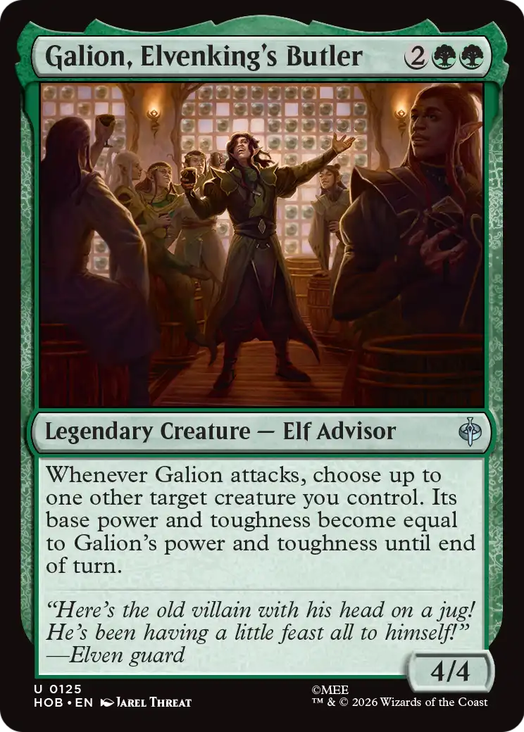 Galion, Elvenking's Butler [The Hobbit] | Devastation Store