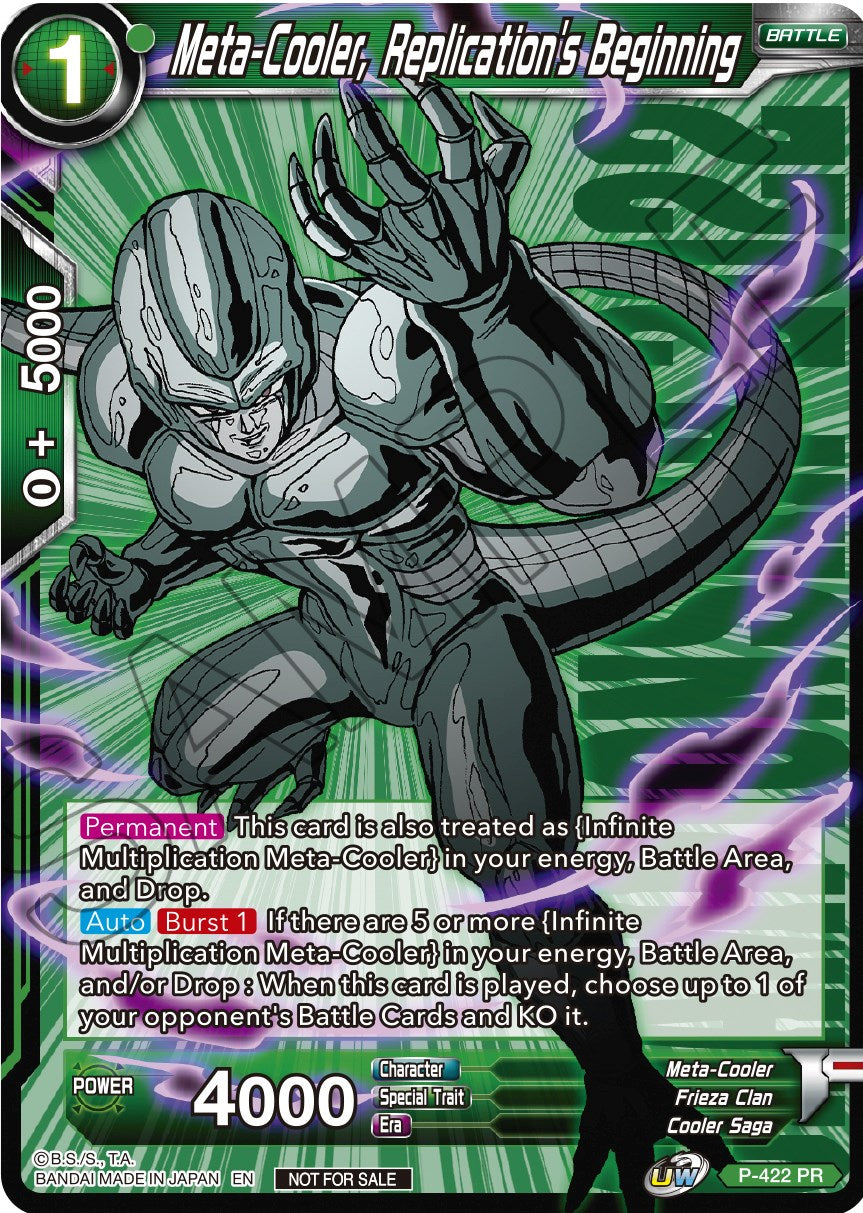 Meta-Cooler, Replication's Beginning (Championship Pack 2022 Vol.2) (P-422) [Promotion Cards] | Devastation Store