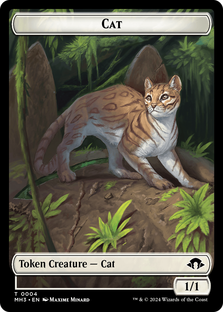 Eldrazi Spawn // Cat Double-Sided Token [Modern Horizons 3 Tokens] | Devastation Store