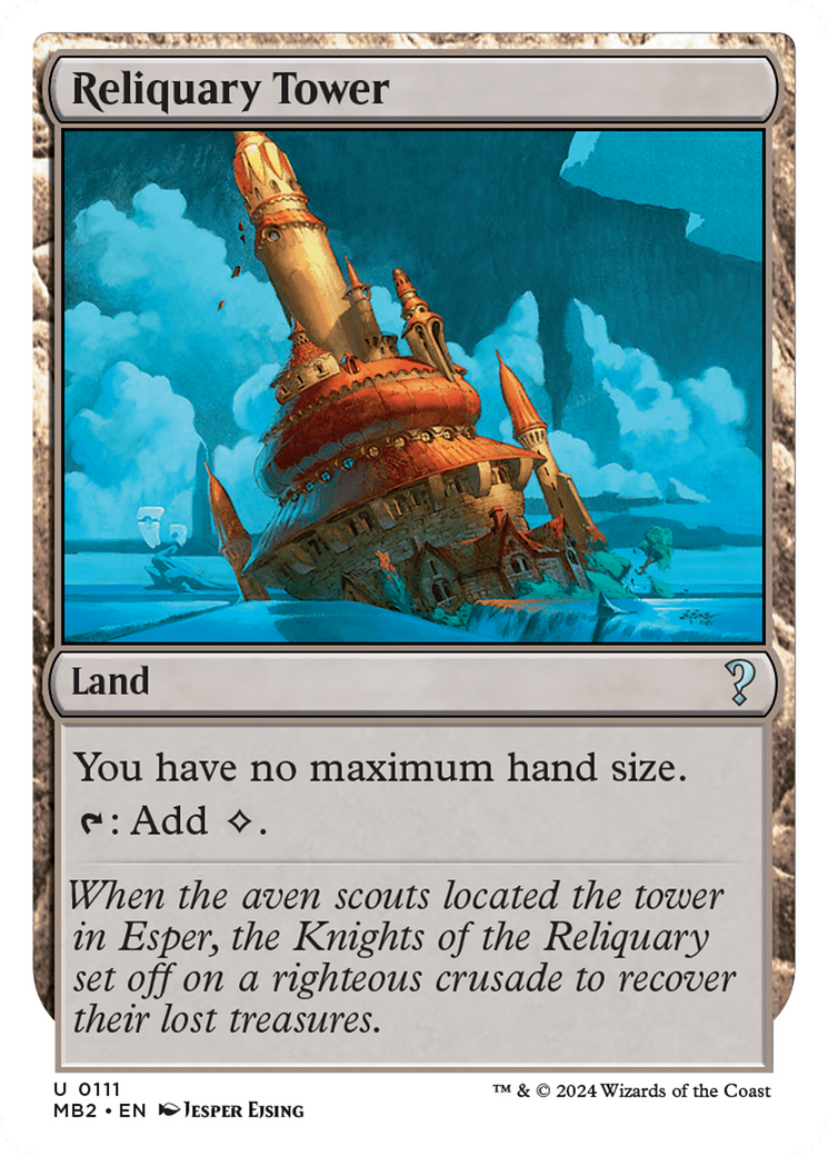 Reliquary Tower (White Border) [Mystery Booster 2] | Devastation Store