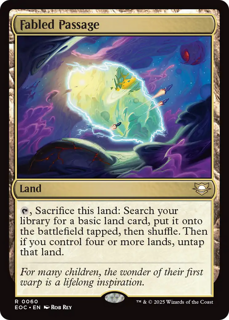 Fabled Passage [Edge of Eternities Commander] | Devastation Store